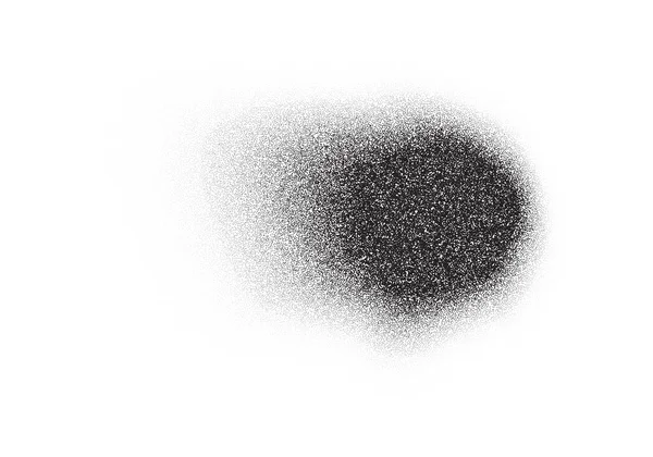 Cercle Bruit Granuleux Tache Demi Teinte Granuleuse Pois Noirs Dégradé — Image vectorielle