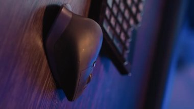 Vertical video: Female worker typing marketing report online, working on investment strategy for business development. Management advisor checking financial statistics and analytics at desk. Close up.