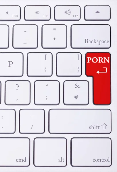 Порно Доступ Вмісту Клавіатурі Xxx Сервіси Фільми Зміст Дорослих — стокове фото