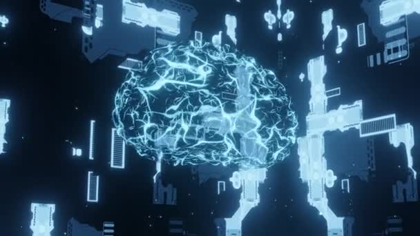 Intelligence Artificielle Traite Des Ensembles Données Massifs Pour Formation Inférence — Video