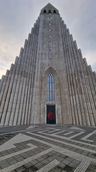 Church Hallgrimur Iceland Circa March 2023 Large Sacred Building Representing — Stock Photo, Image