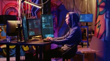 Veri hırsızlığı yapan kötü hackerlar ve grafiti boyalı sığınaklarda finansal hırsızlık. Kullanıcı banka hesap bilgilerini çalan kaçak programcılar, düşük güvenlik şifrelerini hedef alıyorlar