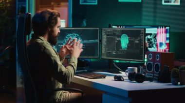 İnsanoğlu, şeytanı insanlığa, yaratılış efsanesi kavramına karşı etik koruyuculara sahip duygulu yapay zeka programlıyor. Geliştirici, bilinçli yapay zeka, kamera A