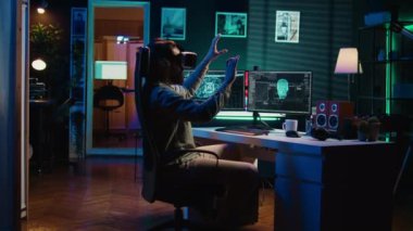 VR kulaklığı kullanan geliştirici, duygulu yapay zekanın ardından panikliyor, özerklik kazanıyor ve insanlığı tehdit ediyor. Sanal gerçeklik teknolojisi kullanan programcı yapay zekanın bilinç sahibi olmasından endişeleniyor, kamera B