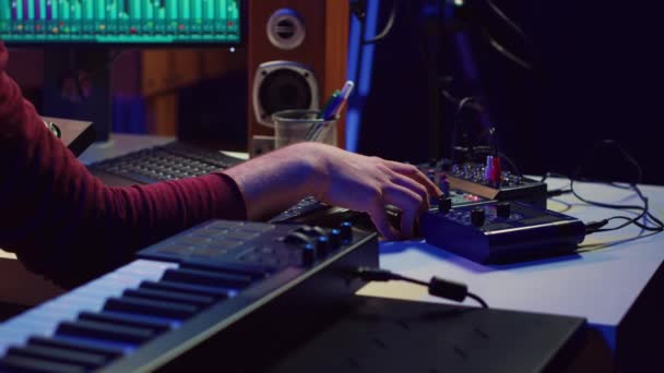 Ingénieur Son Enregistrement Production Audio Pour Industrie Musique Opérant Sur — Video
