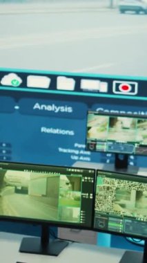 Vertical Video Boş Hükümet Merkezi mobese güvenlik sistemindeki trafik kameralarını denetlemek için kullanılır. Kontrol merkezinde uydu iletişimi izleme ve plaka tanıma