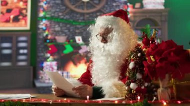 Noel Baba bu sıcak Noel ortamında listesini iki kez kontrol eder. Sihirli gelenek hediyeler ve oyuncaklar ile Aziz Niklas 'ın kalbini tatil ruhuyla dolduruyor, çocuklardan mektuplar okuyor. Kamera A.