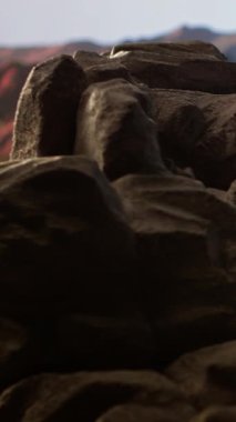 Dikey Video Dramatik Alp Dağları engebeli kaya oluşumları ve gür orman yamaçları barındırır. Bu destansı manzara gezginleri ve kaşifleri doğayı kucaklamaya ve yeni zirveleri fethetmeye davet eder.