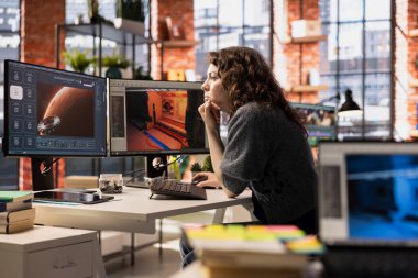 Oyun geliştiricisi yapay zeka araçları kullanarak Mars merkezli bir sanal istasyon yaratıyor. Futuristik program oyun tasarımı ve geliştirmesini optimize etmek için verileri derin öğrenme ve otomasyon ile işler.