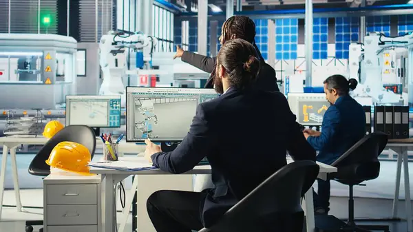 Güneş mühendisliği ekibiyle çalışan çevre dostu fotovoltaik fabrikası yöneticisi sistemlerin güvenilirliğini artırıyor. İşçilere geri bildirim sağlayan sürdürülebilir enerji güneş paneli üretim fabrikası uzmanı