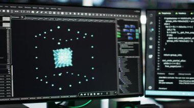 Sunucu çiftlik bilgisayar sistemleri ağ kaynaklarını düğüm ağacı programlama yazılımıyla kontrol ediyor. Aerodinamik veri işlemeyi etkinleştiren PC ekranlarındaki görsel programlama araçları, kapatın