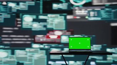 Sahne, bilgisayar üzerinde kopya alanı olan siber suçların ardındaki operasyonları ortaya çıkarıyor, yazılım ve şifreleme zayıflıkları sistem erişimi arayan hackerlar tarafından sömürülüyor. Sanal tehdit. Kamera B.