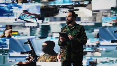 Ordu subayı taktik komuta ve gözetleme faaliyetlerine girdi. Ulusal bir savunma görevinde verileri, istihbaratı ve yapay zeka savaş sistemlerini birleştirdi. Kamera B.