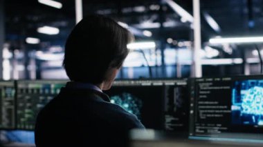 Üretken yapay zeka yardımıyla veri merkezi kodlaması programcısı. Sunucu odasındaki ve kamera A 'daki görevleri çözmek için yapay zeka büyük dil modeli kullanan bilişim profesyoneli.