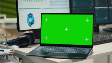 Boş profesyonel ofis analitik araçlar ve izole görüntü, modern kalkınma ve operasyonel verimliliği desteklemek için öngörü ve iş stratejisi için düzenlenmiş malzemeler içerir.