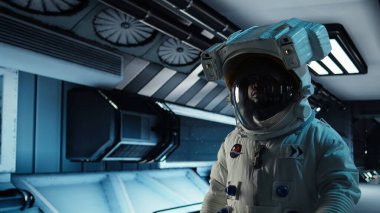 Astronot yörünge istasyonunda Mars 'a gidiyor, bilinmeyen dünyaların haritasını çıkarıyor. Uzay gemisindeki kozmonot gezegen yüzeyini keşfetmeye hazırlanıyor, bilimsel bilgi ve kamera A