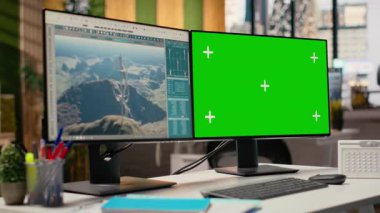 Mühendislik ofisinde alternatif enerji araştırmaları için kullanılan izole ekran bilgisayarında rüzgar türbini tasarım programı. Rüzgâr enerjisi donanımının dijital modellemesinde kullanılan Model PC uygulaması