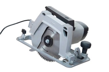 circular saw, construction tool for construction and repair, an object isolated on a white background