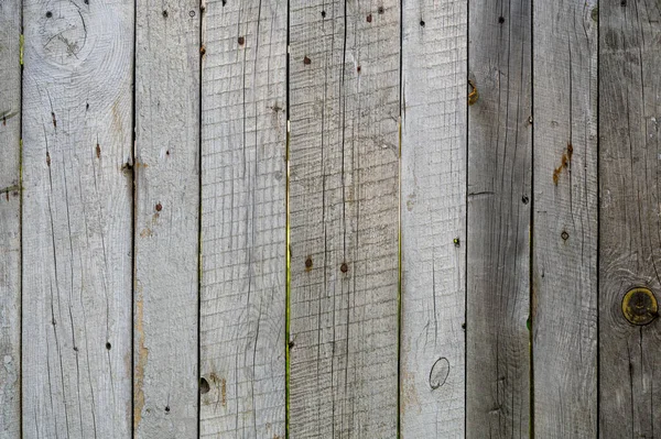 Fából Készült Kerítés Festetlen Deszkákból Régi Terület Kerítés Közeli Felvétel — Stock Fotó