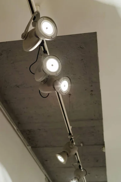Mennyezeti Lámpa Belső Elektromos Stilizált Lámpa — Stock Fotó