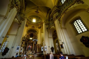 Lviv, Ukrayna, 8 Ağustos 2019, İçişleri, St. George 's Archiathedral Katedrali, Lviv Ukrayna