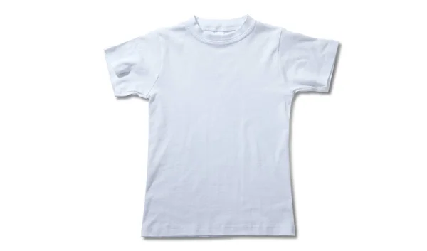 하얀색 바탕에그 드리워진 티셔츠를 소년들이 보인다 디자인 Cplose 모양새 — 스톡 사진
