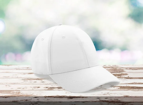 Baseball cap white templates, front views isolated on white background. Mock up.