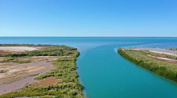 Luftaufnahme Von Bing Bong Einem Der Östlichsten Orte Northern Territory — Stockfoto