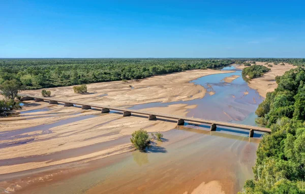 Utsikt Över Albert River Queensland Australien Med Utsikt Över Bron — Stockfoto