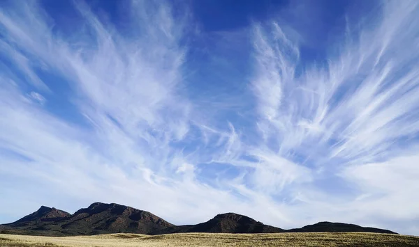 Flinders Rangers Zuid Australië Zicht Bereiken Met Dramatische Wolken Late — Stockfoto