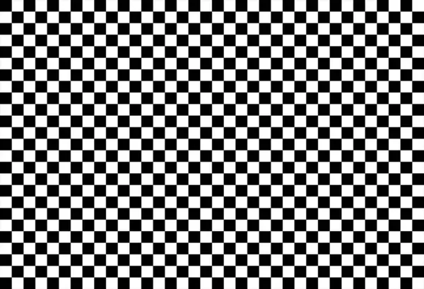 Small Black White Checkered Background — Stock Vector