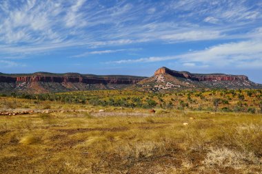 The Cockburn Range Kimberleys, rises more than 600 metres above the plains. clipart