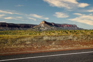 The Cockburn Range Kimberleys, rises more than 600 metres above the plains. clipart