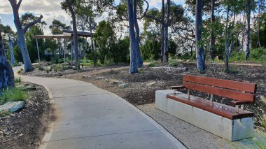 Yeni Güney Galler Avustralya 'da Batehaven Gözlem Noktası İzleme Sahil Yolu