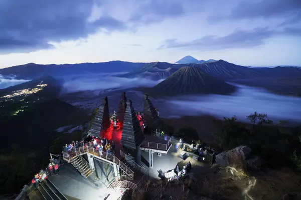 Wulkan Bromo Rano Indonezja Obrazy Stockowe bez tantiem