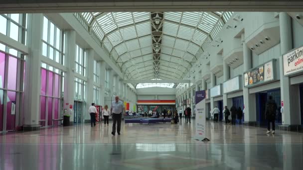 Birmingham England United Kingdom 2022 View Interior National Exhibition Centre — Stock Video