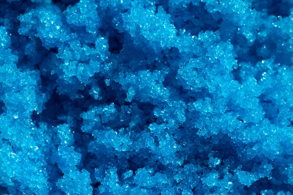 Blue Sugar Body Scrub Background Appearance Texture Cosmetic Swatch Skincare — Zdjęcie stockowe