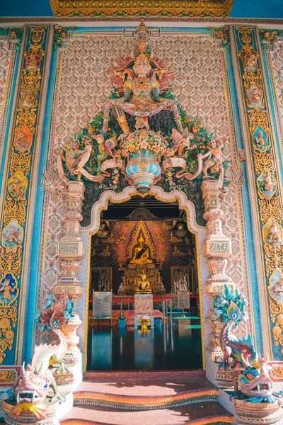 Buddha Bilder Inne Pariwas Tempel Och Inramade — Stockfoto