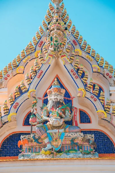 Arkitekturen Wat Pariwas Vackert Tempel Bangkok Eller Tempel Thailand — Stockfoto