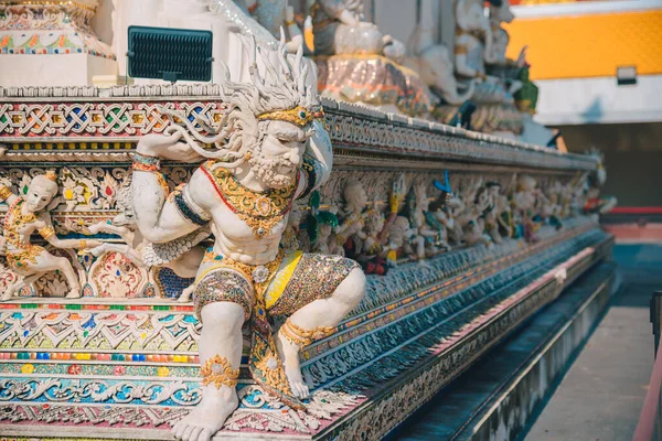 Architectuur Van Wat Pariwas Prachtige Tempel Bangkok Tempel Thailand — Stockfoto