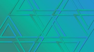 Yeşil Gradyan Çizgi Şekli Arkaplan Soyut EPS Vektörü