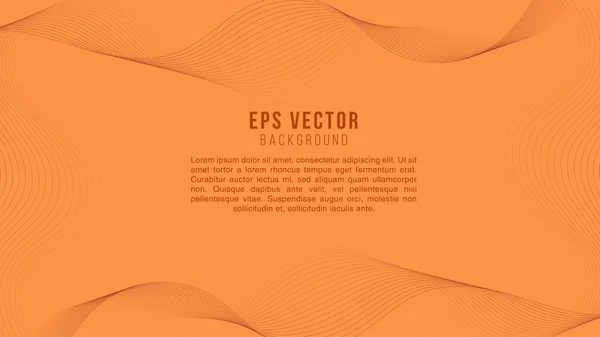 Fond Liquide Orange Eps Vecteur Modifiable — Image vectorielle