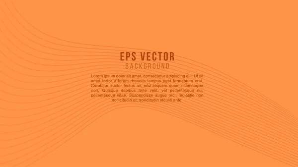 Orange Liquid Background Eps Vector Editable — Stock Vector