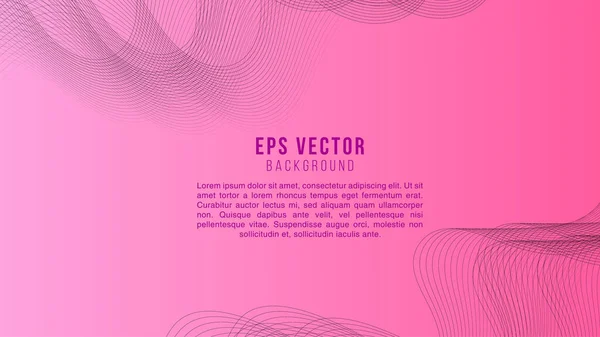 Pink Gradient Line Shape Background Abstract Eps Vector — Stock Vector