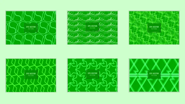 Green Design Präsentationsvorlage Nahtloser Musterhintergrund Für Powerpoint Broschüre Web Firmenprofil — Stockvektor