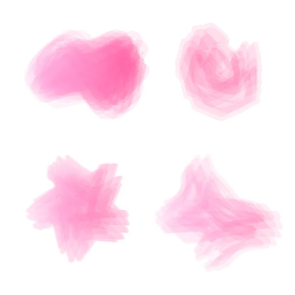 Рожевий Акварельний Фон Фігури Ефект Ілюстрація Використовується Плакату Флаєра Шаблону — стоковий вектор