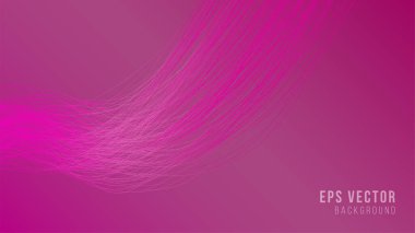 Soyut dalgalı çizgiler, pembe arkaplan, çizgiler ve katmanlar. Profil başlığı, site başlığı. Vektör tasarımı, illüstrasyon