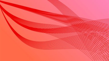 Soyut kırmızı ton çokgen geometrik tasarım modern lüks arka plan çizimi