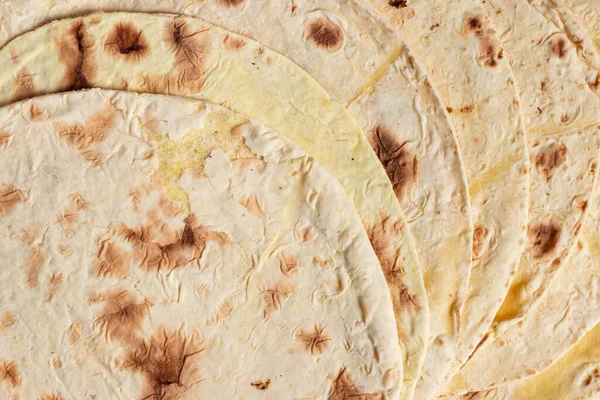 Zamknij Żółtą Skorupę Taco Tekstura — Zdjęcie stockowe