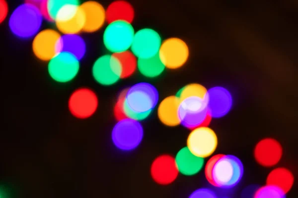 Αφηρημένη Λάμψη Κυκλικό Bokeh Φόντο Του Φωτός Των Χριστουγέννων — Φωτογραφία Αρχείου